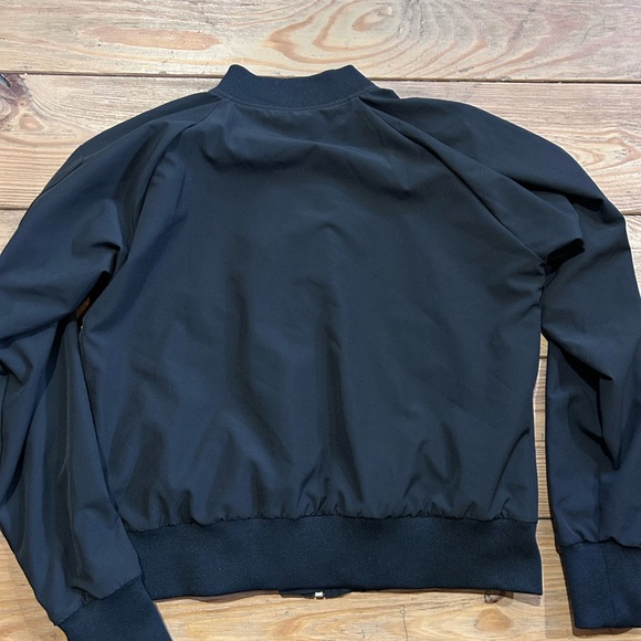Albion Women’s Black Bomber Jacket Size Medium - Picture 10 of 12